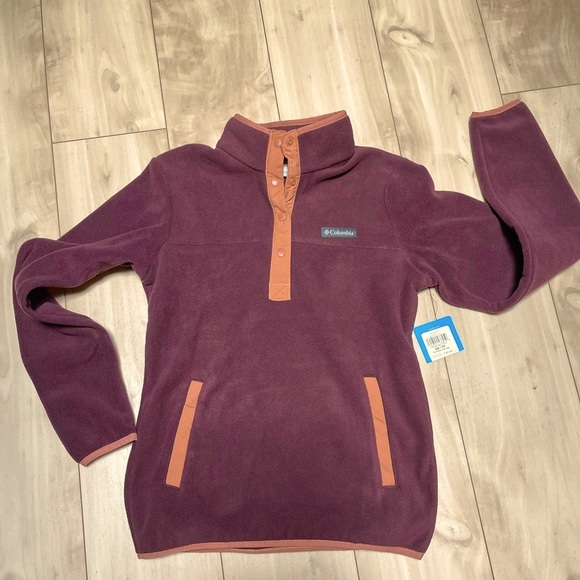 Columbia Micro fleece Pullover Jacket Size XS NEW with TAGS!!! - Picture 3 of 5